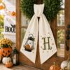 Custom Pumpkin Autumn Wreath Sash – Monogram Ribbon Fall Door Decor Custom Pumpkin Autumn Wreath Sash – Monogram Ribbon Fall Door Decor