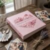 Personalized Animal Embroidered Baby Photo Album – Custom Name Yearly Keepsake
